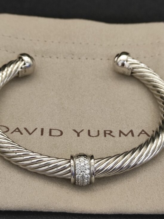 David Yurman Jewelry - David Yurman 925 Silver Bracelet with Original Pouch